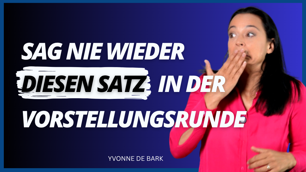 Lampenfieber Vorstellungsrunde