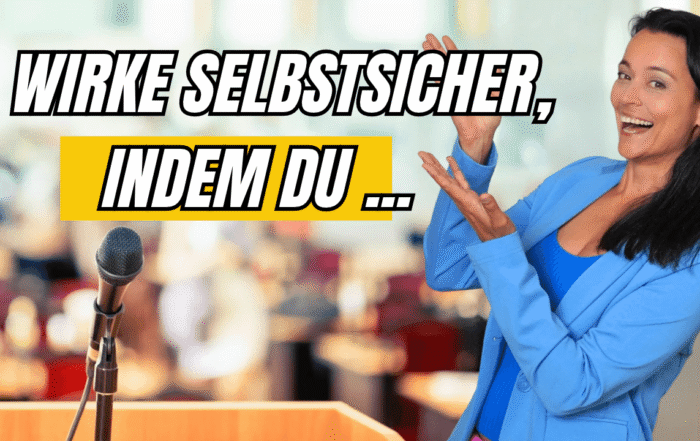 Wirke wie ein CEO - souverän wirken